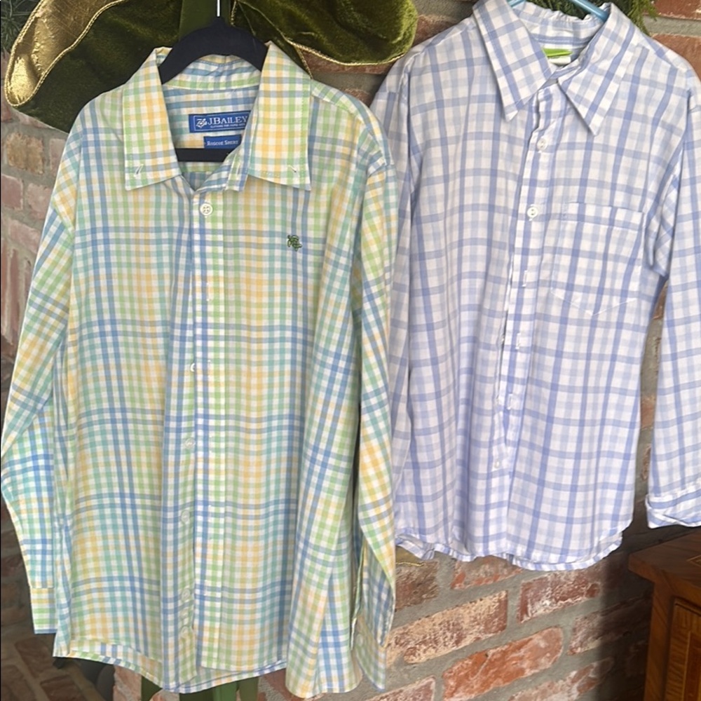 Lot of 2 size 8 bottom down shirts